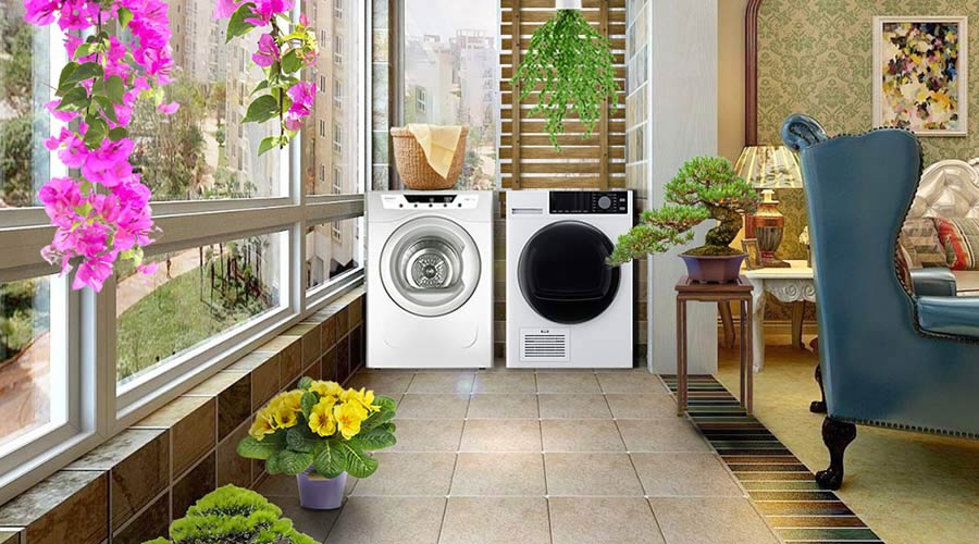 家居陽(yáng)臺(tái)晾曬衣物不干怎么辦，衣物烘干機(jī)來(lái)解決！