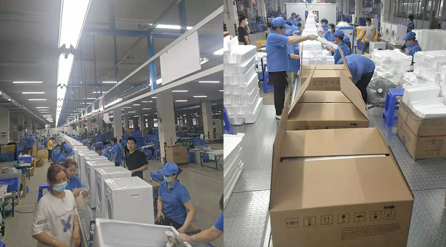 效率保證！金環(huán)電器高效完成英國Argos客戶衣物烘干機生產(chǎn)