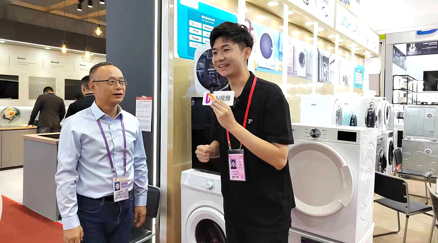 廣交會熱點(diǎn)！央視、新華網(wǎng)等媒體聚焦金環(huán)電器滾筒干衣機(jī)