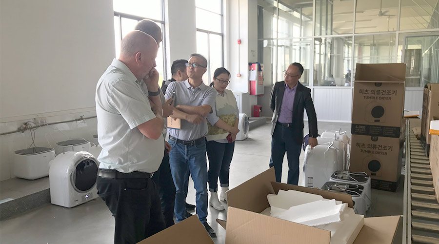 搶訂單 拼合同！金環(huán)電器積極推進滾筒衣服烘干機訂單增長